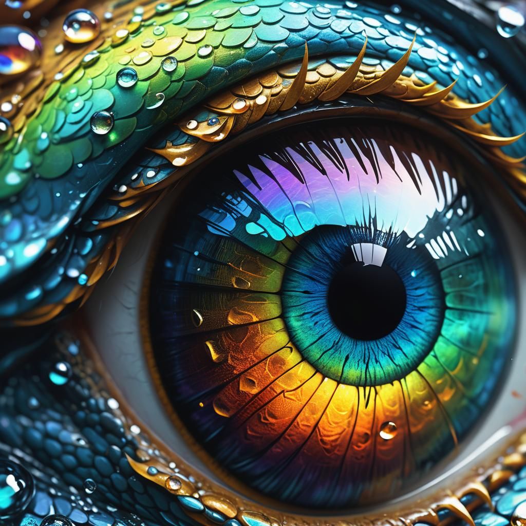 Dragon's eye  by @Luctrian