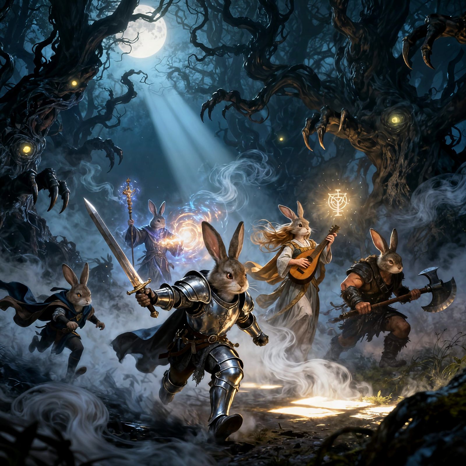 Party of Adventurous  by @Haztac