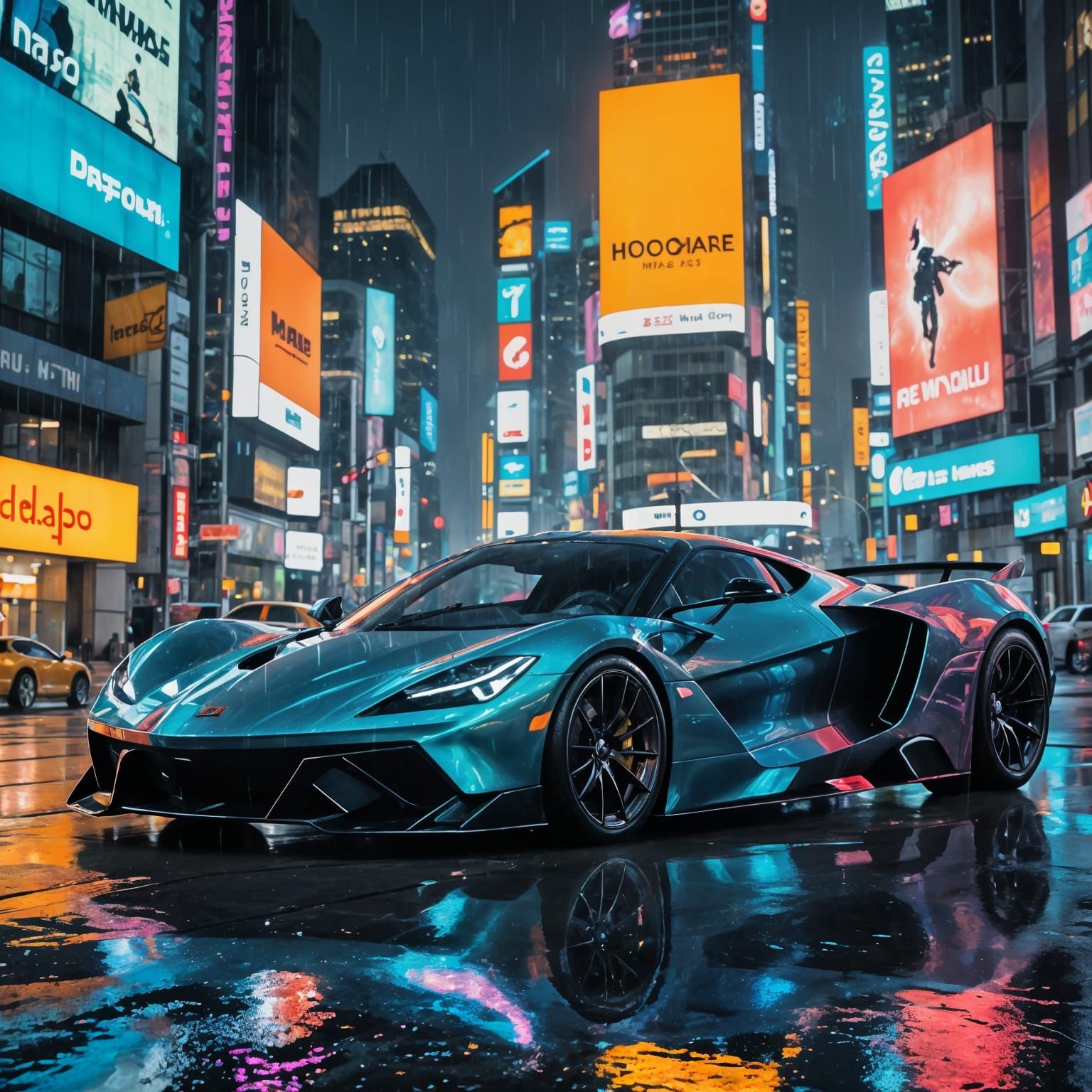 Futuristic Supercar concept art  by @Mike Ritchie