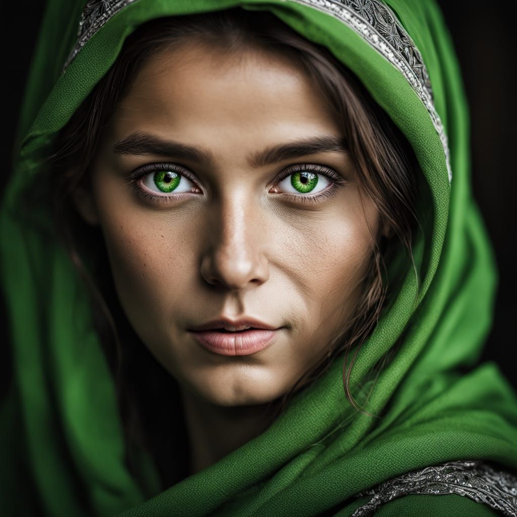 Green eyes  by @Fuchsia23