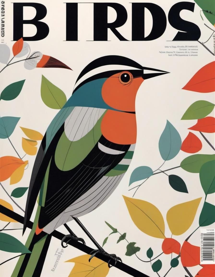 BIRDS Magazine Cover 4 - AI Generated Artwork - NightCafe Creator