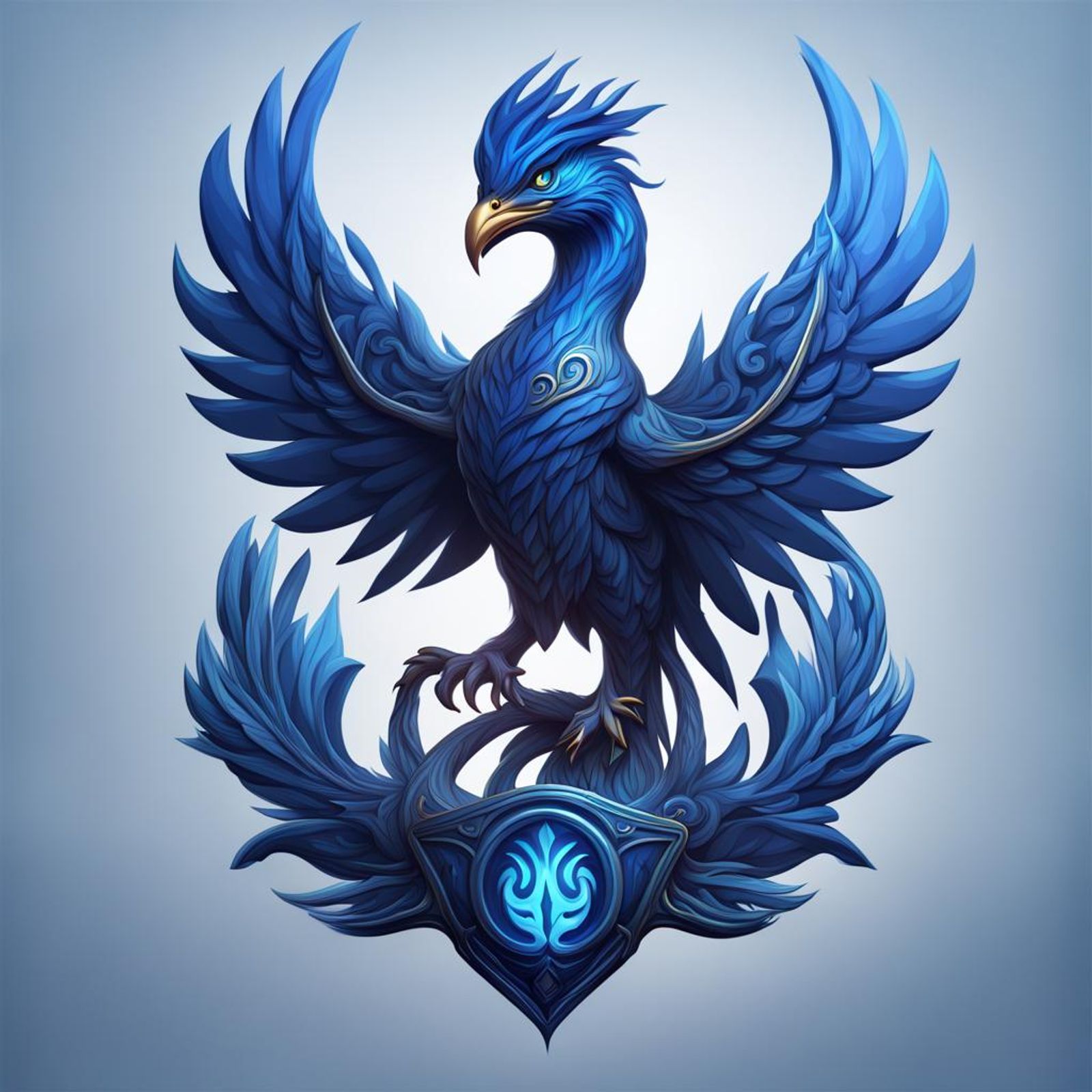 blue phoenix logo