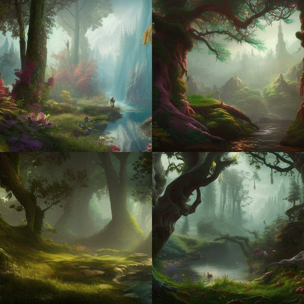 floresta anime - Pesquisa Google  Night forest, Fantasy forest