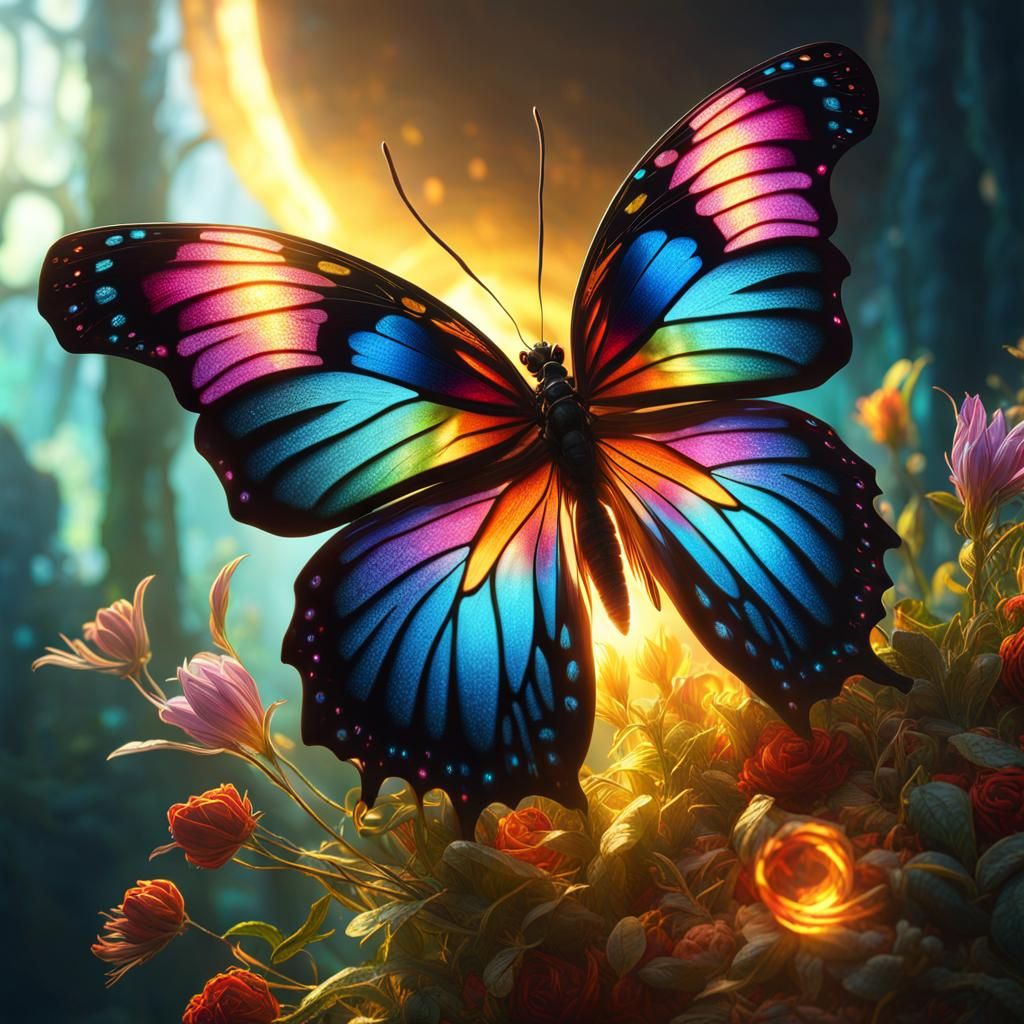 butterfly - AI Generated Artwork - NightCafe Creator