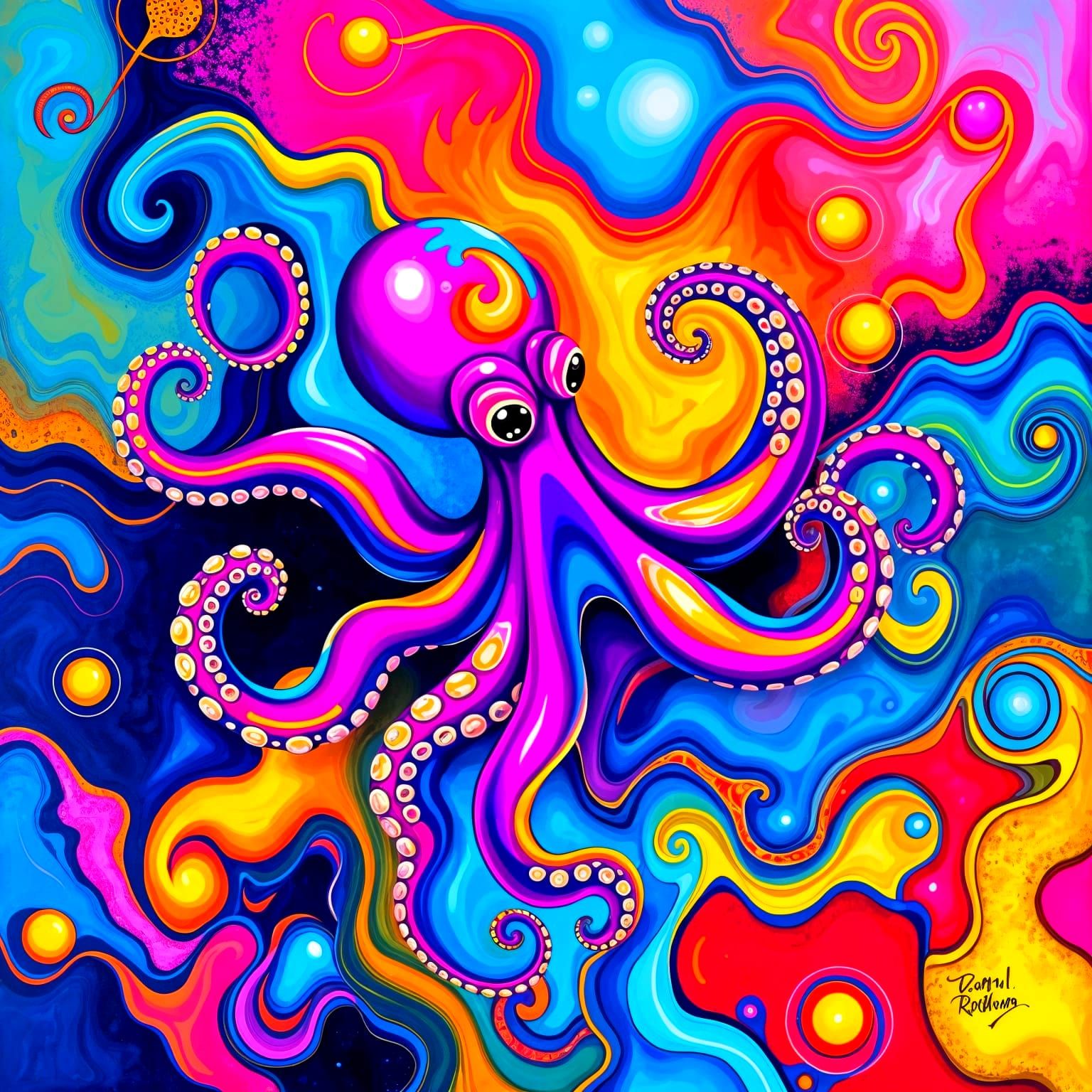 Abstractopus  by @viisipuu