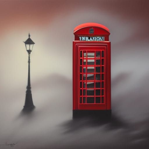Misty London Street