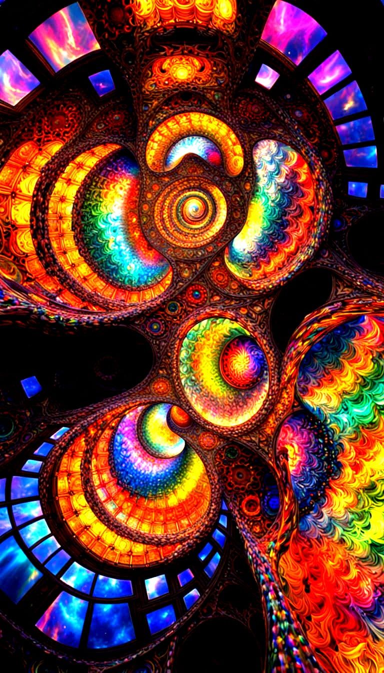 Zentangle Iridescent Masterpiece Extrapolate and ... - AI Art