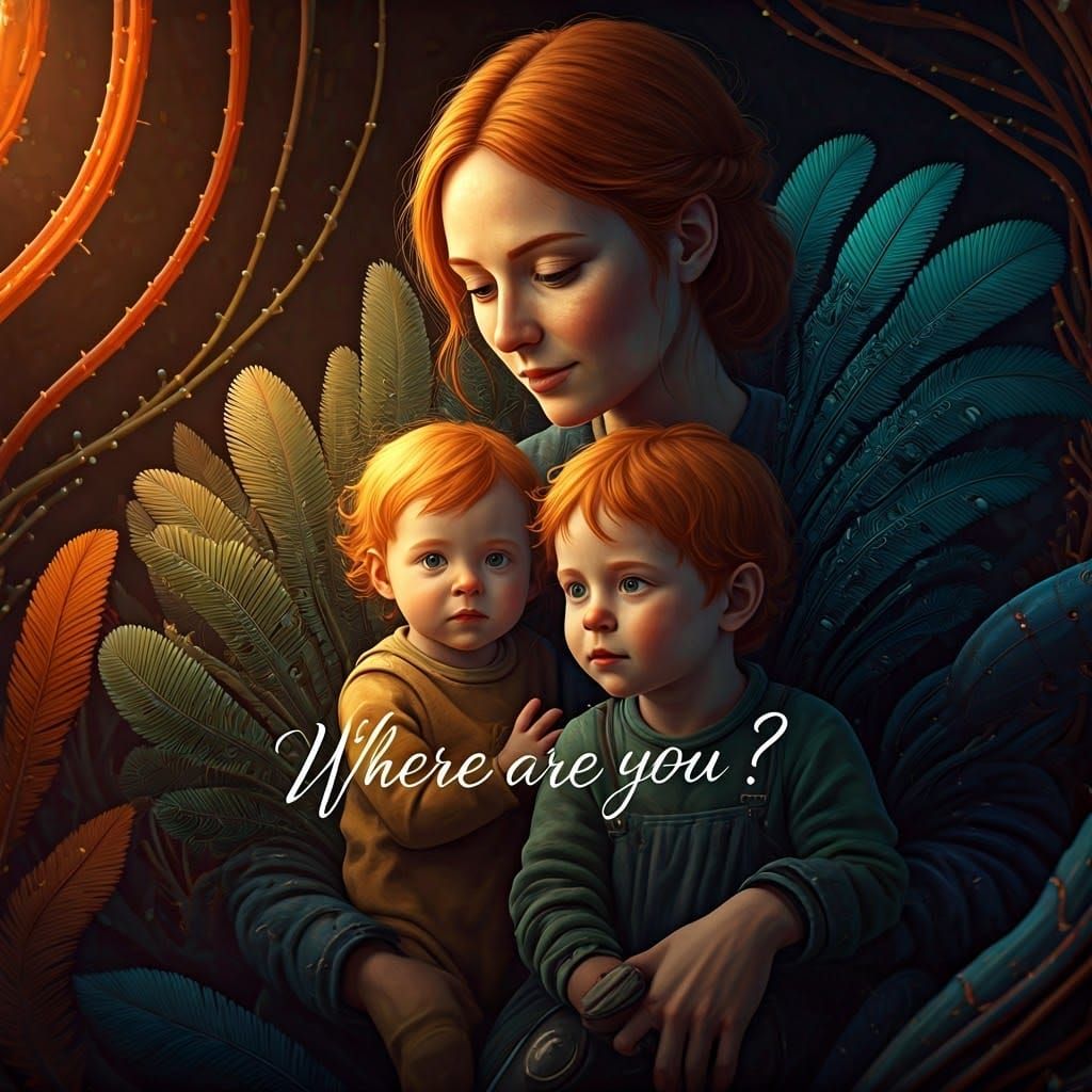 Ginger Mother and Ginger Children in Vibrant Mecha Bloom Won...