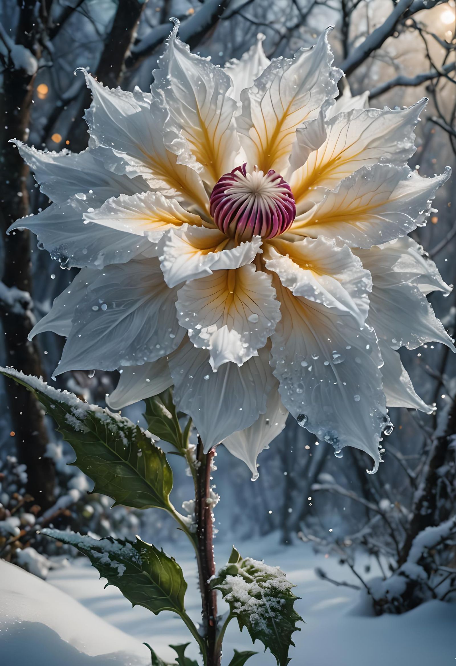 Snowqueen's Tear  by @PiXXel Pics