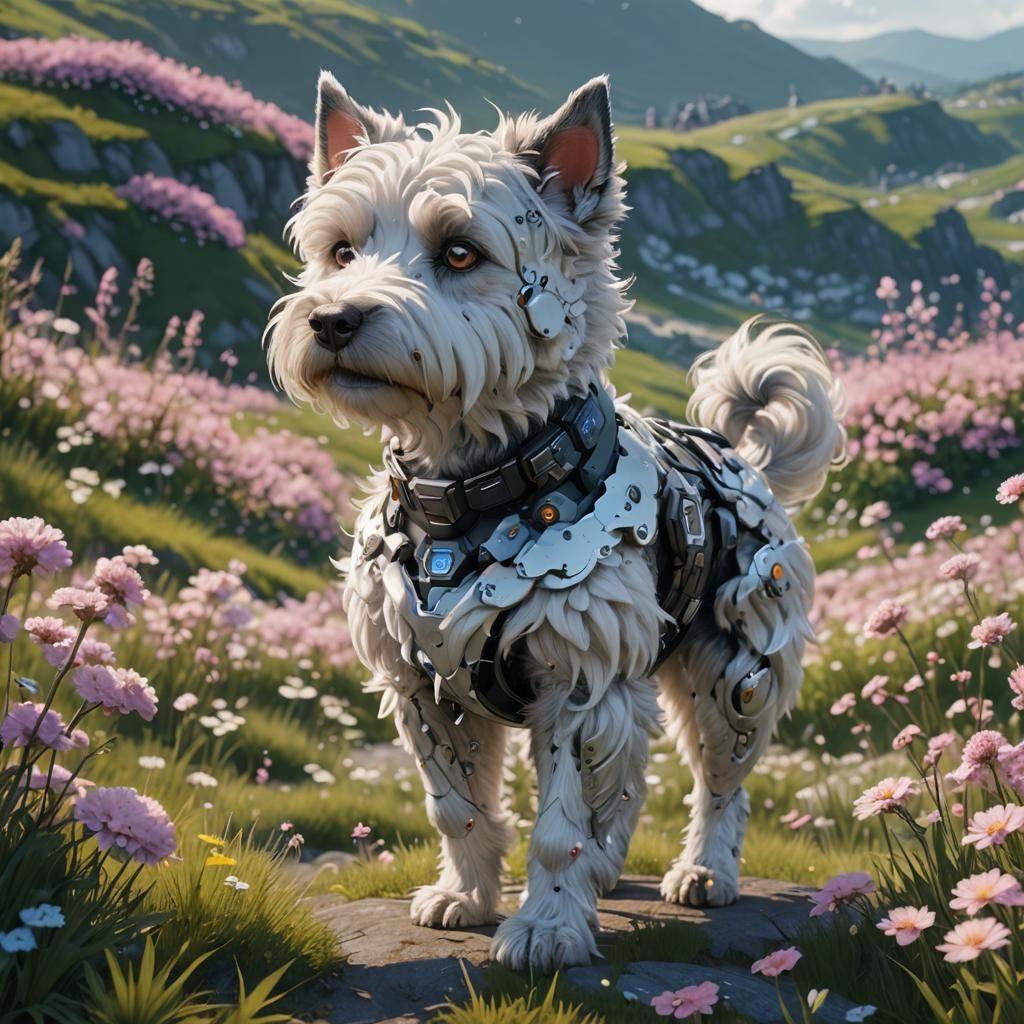 Cyborg Terrier  by @Chillr