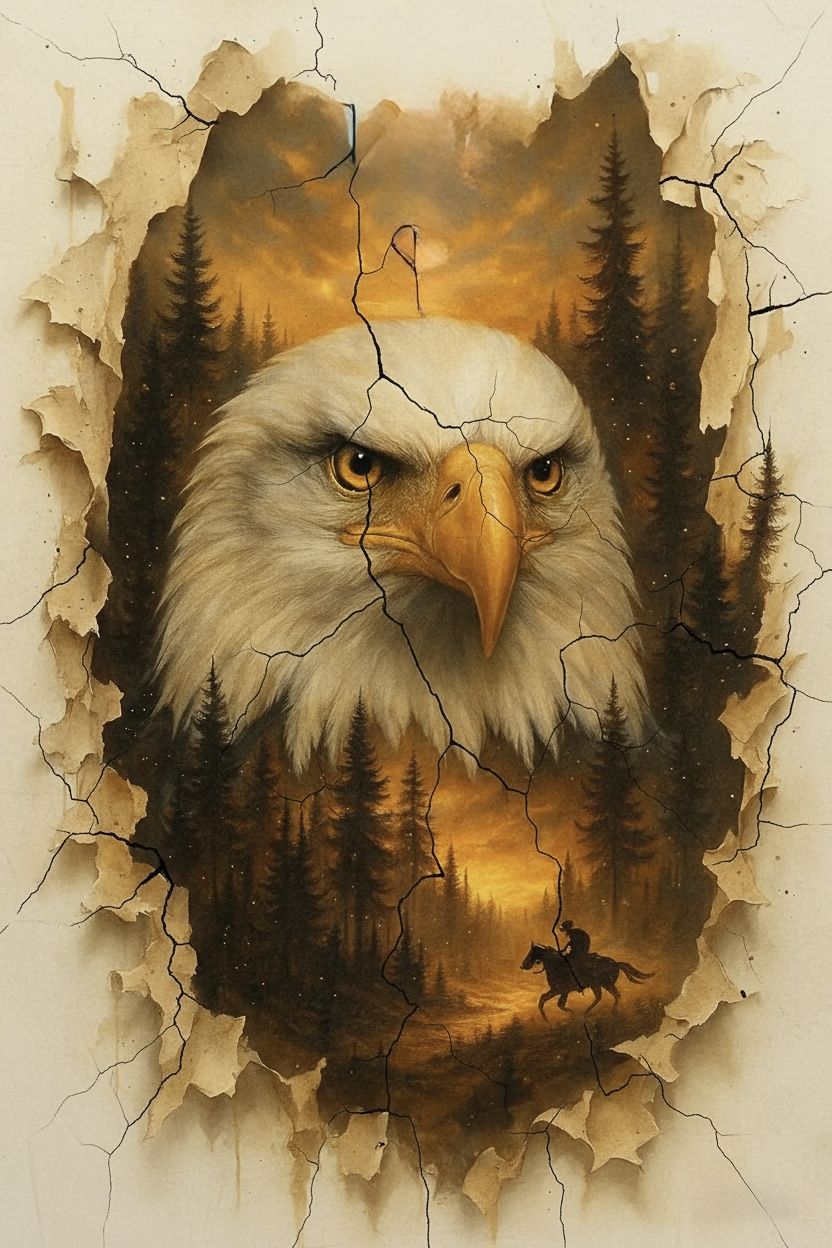 Running wild bold eagle  🦅