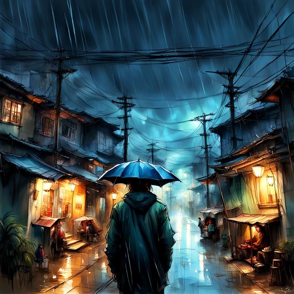 A Rainy Night in Denang
