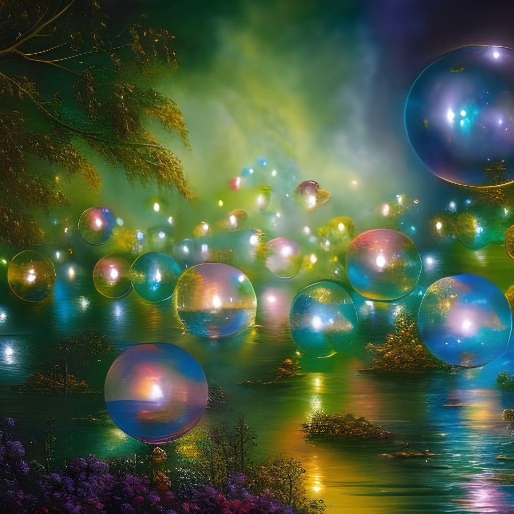 Bubbles - AI Generated Artwork - NightCafe Creator