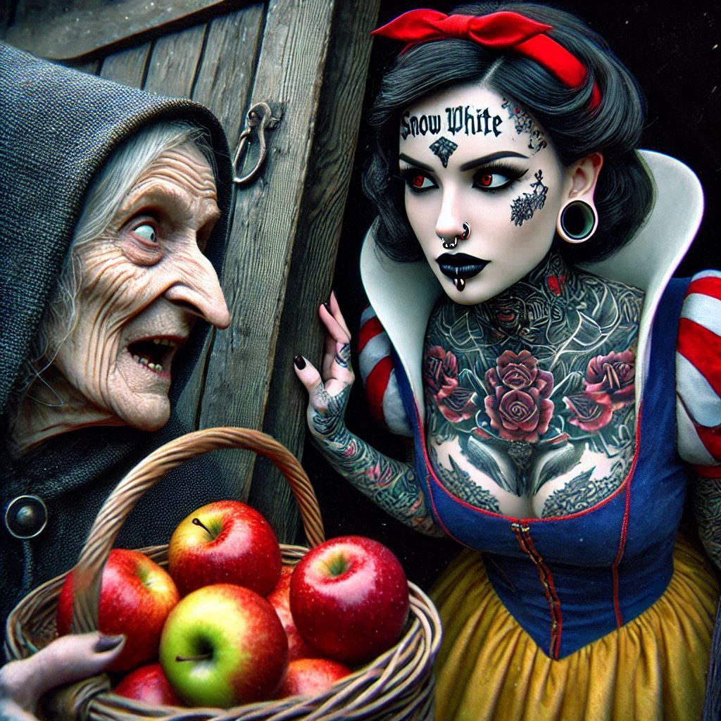 Not sure this Snow White will be fooled...