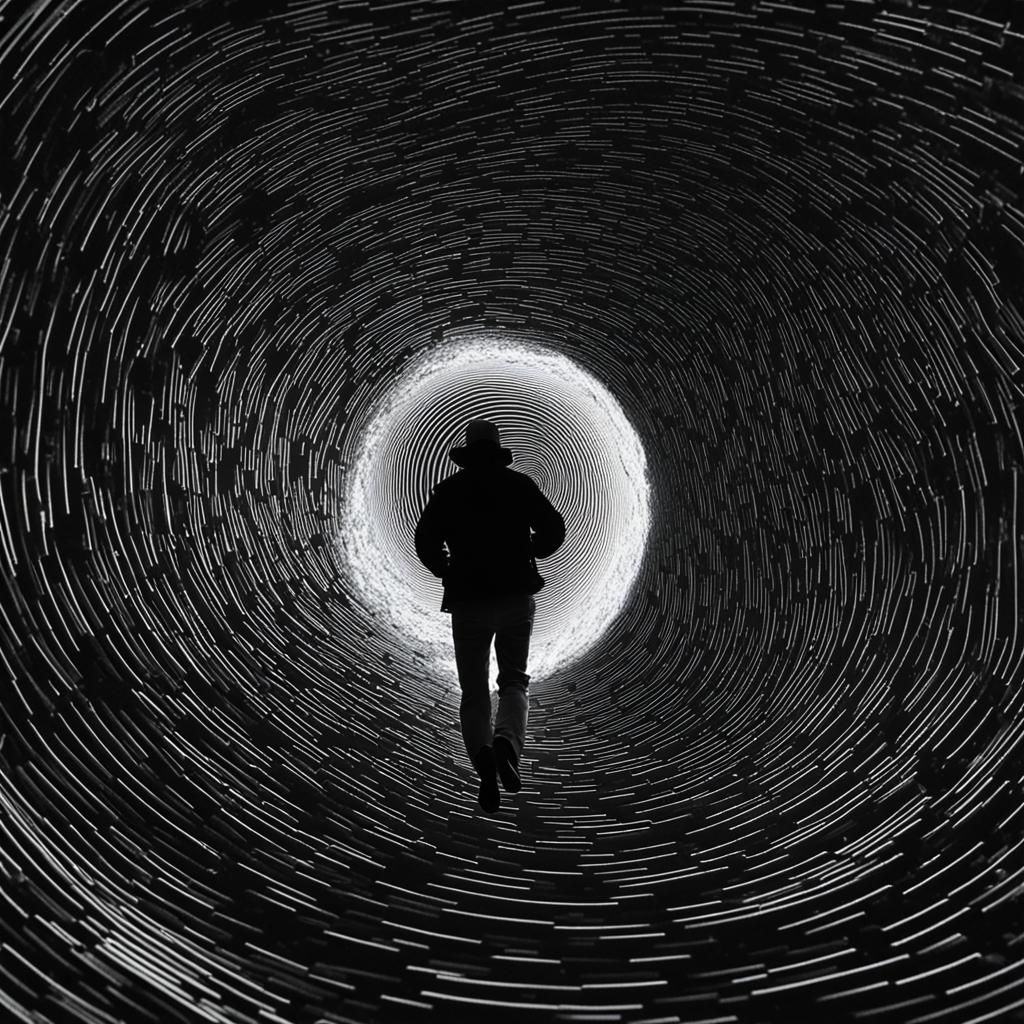 Walking through a black hole