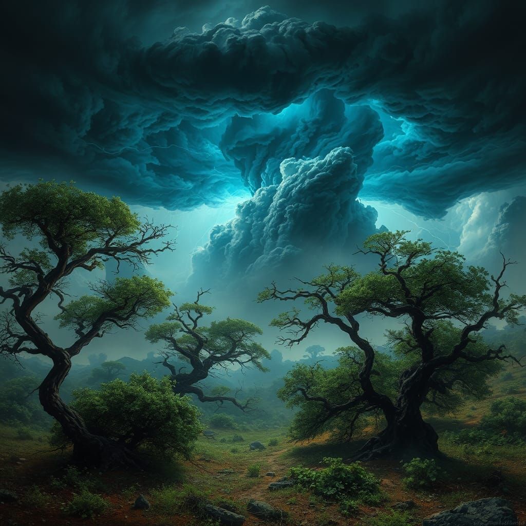 Stormy Winds and Nature's Fury  by @ I love 1 4