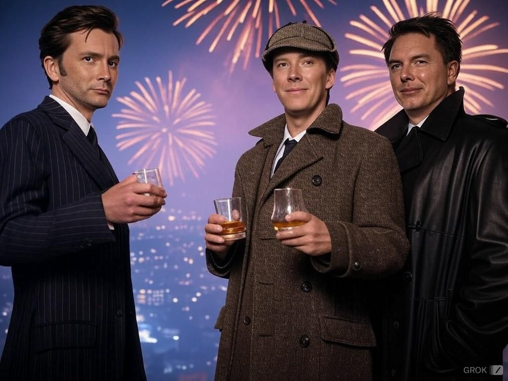 Doctor Who, Sherlock and Torchwood celebrating