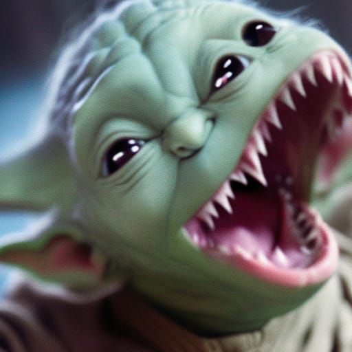 Other Deranged Members of Yoda's Species Scream to Show Thei...