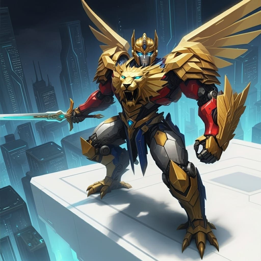 Transformers Optimus prime griffin mode