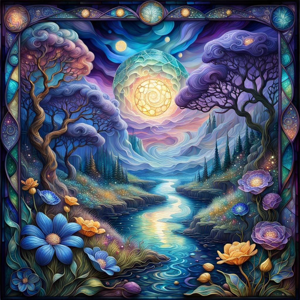 On The Way To Golden Moon  by @alduinne