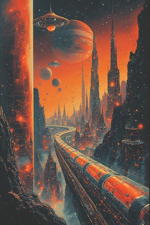 A train through mars