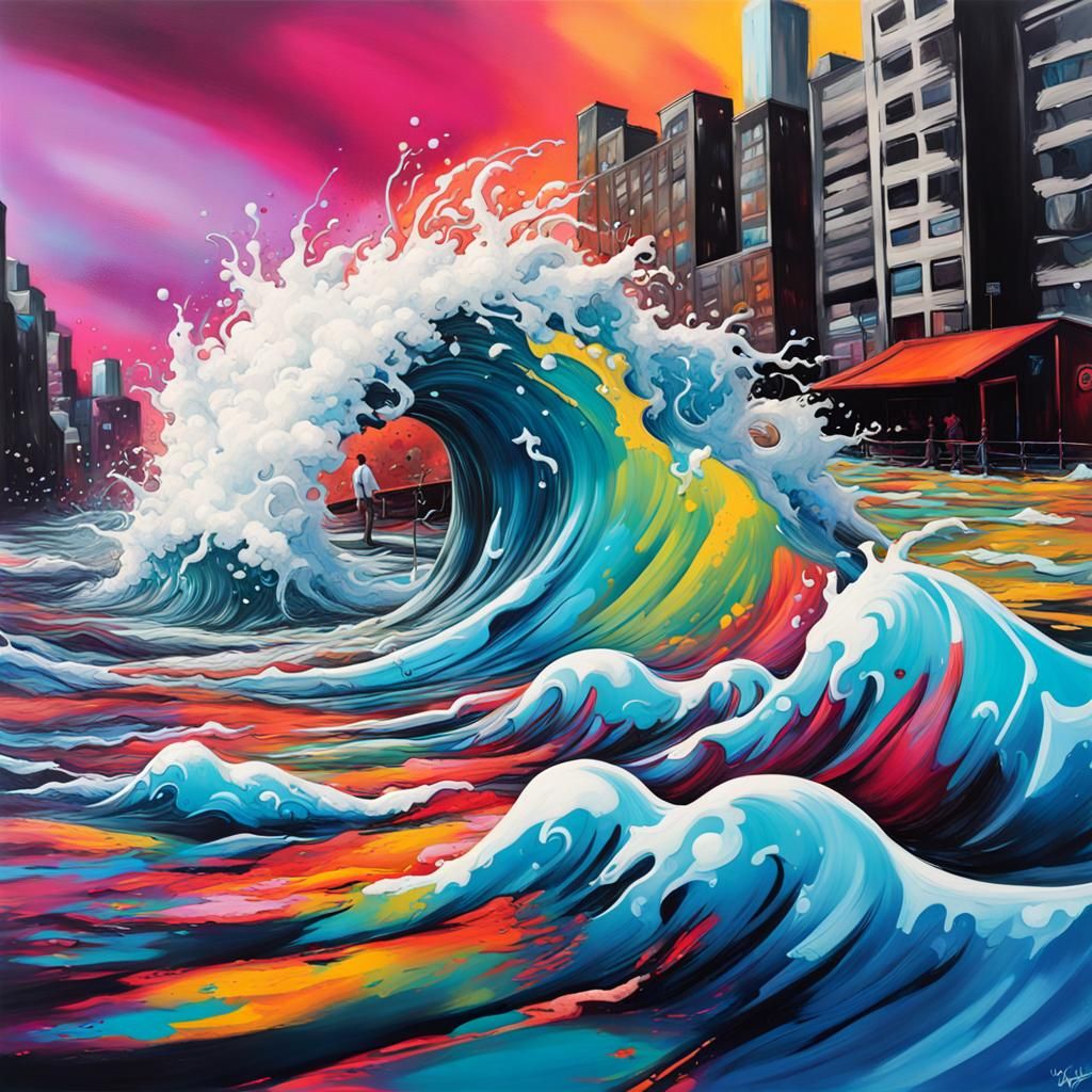 Flood of colour