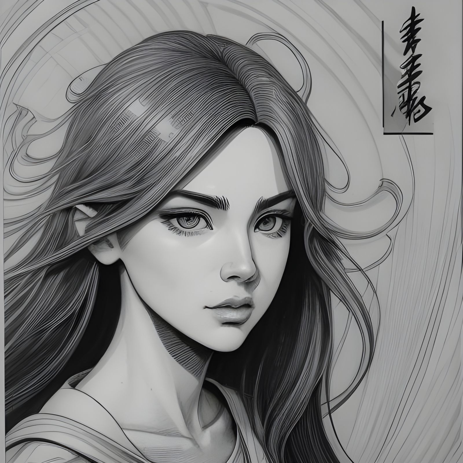 quick pen sketch AI Generated Artwork NightCafe Creator