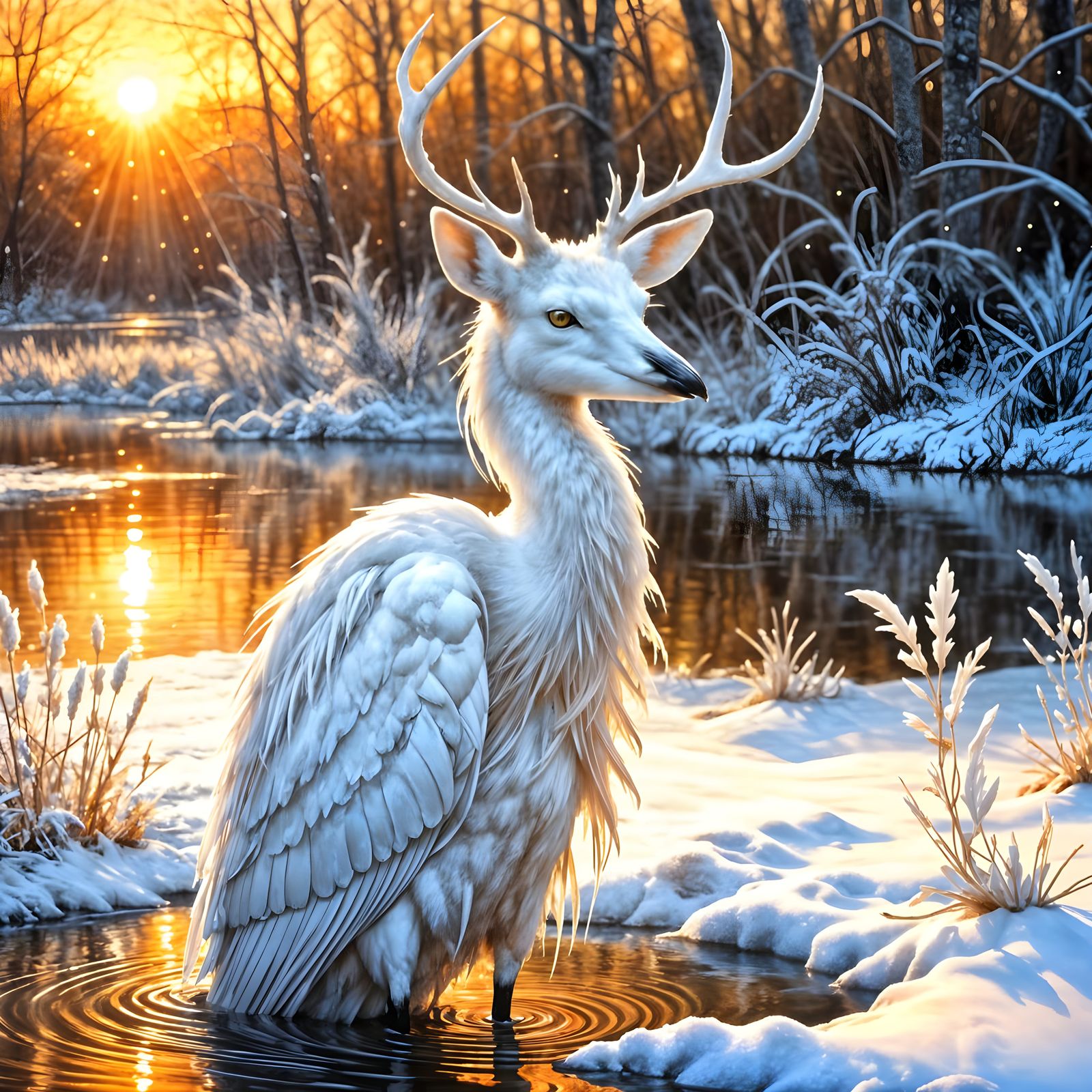 A Deeron of the planet Gefror  by @Tiny Pearl Cat