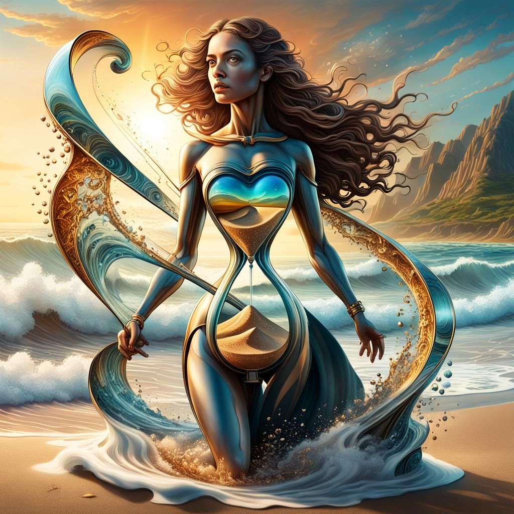 The Fluidity of Time.  by @Omimimo