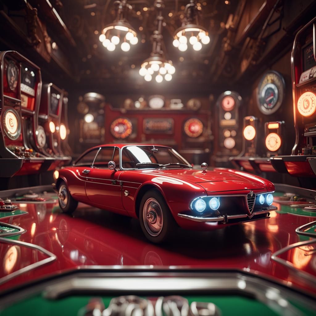 Pinball machine alfa romeo theme