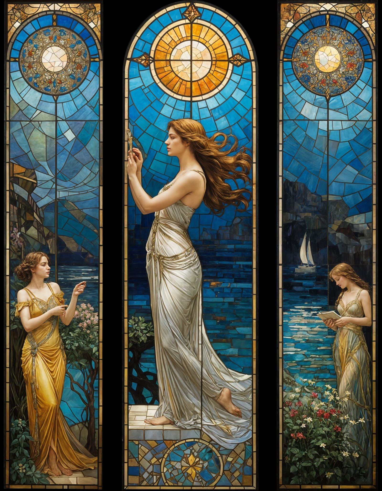 The Radiant Tranquility of Three  by @Hinty