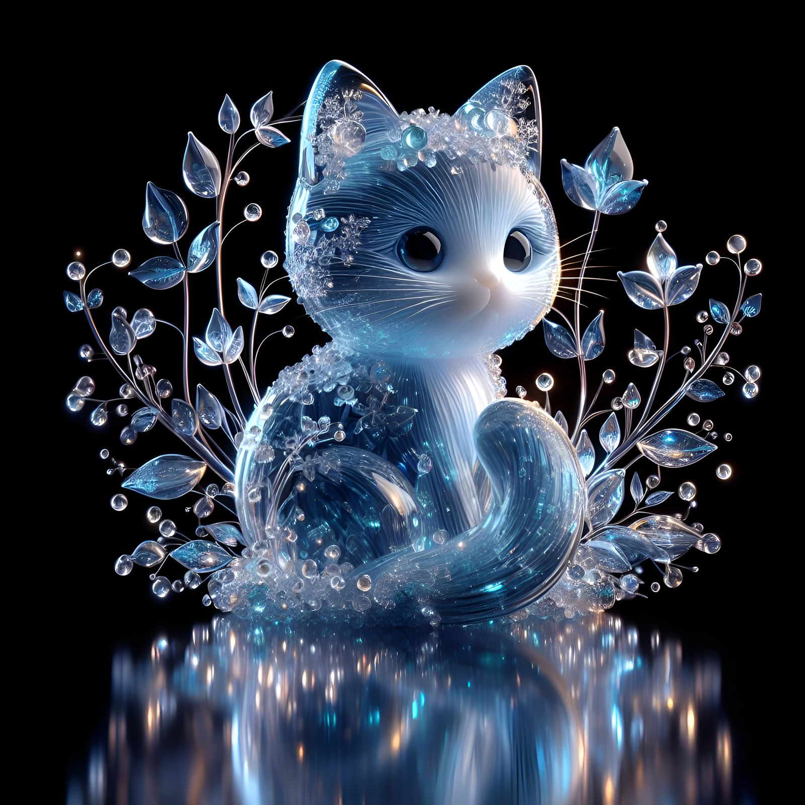 Crystal cat