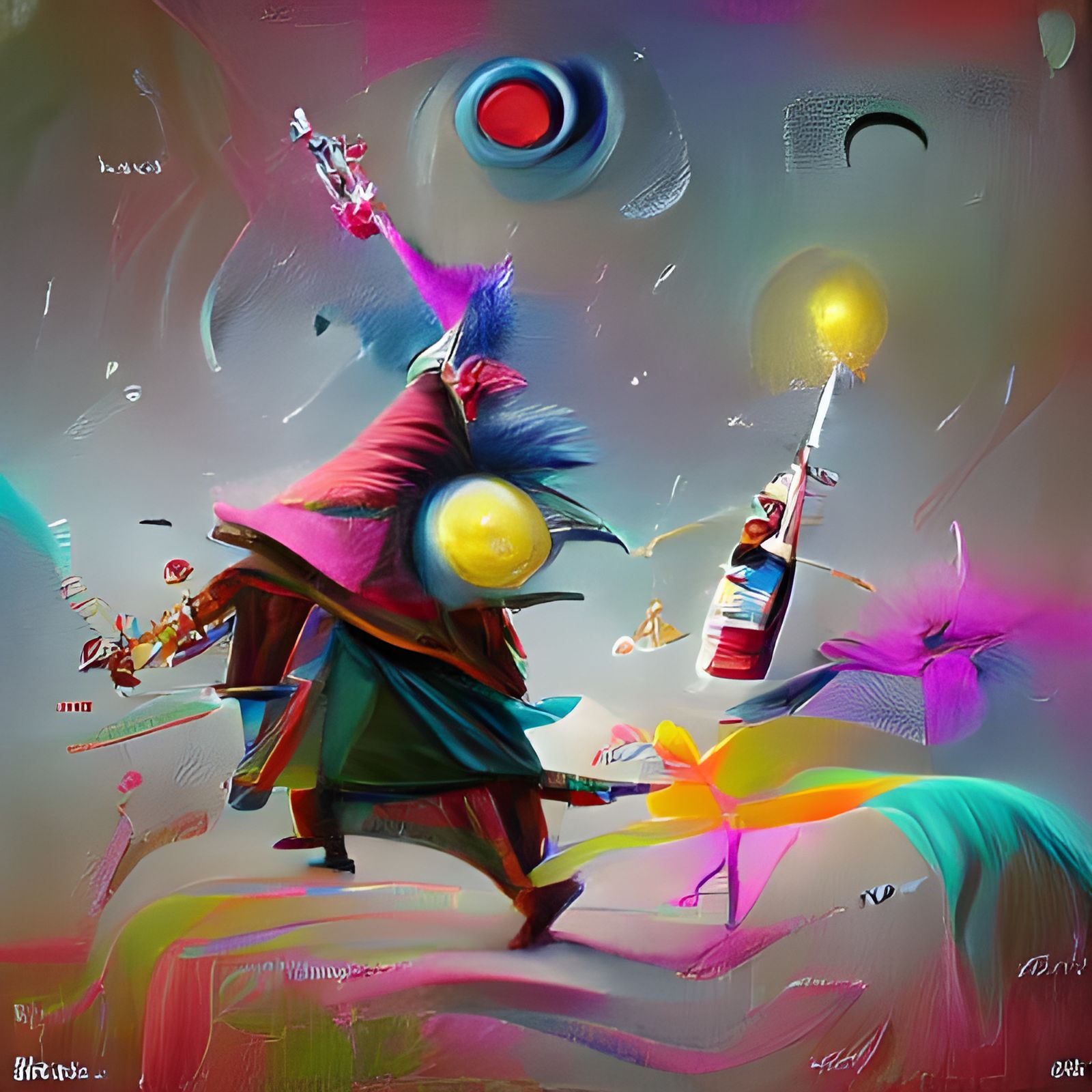 drunk wizard - Generated Artwork Creator