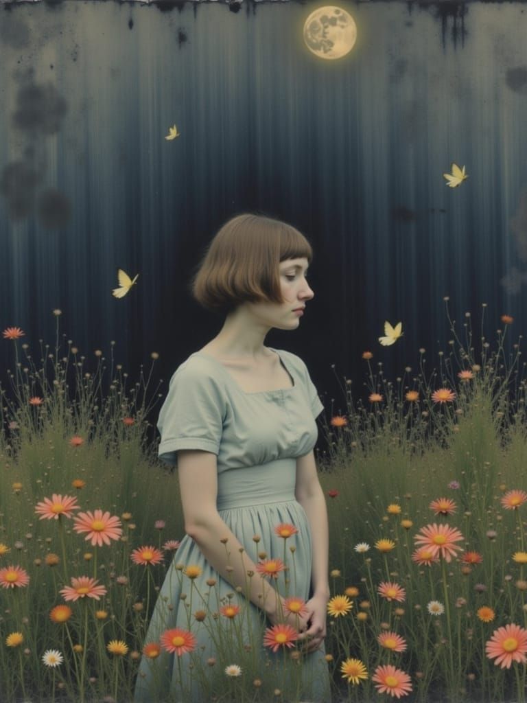 Atmosphere in flux, Like a watercolor in the rain, in a country where they turn back time, ghostly apparition, midnight sun, Maxfield Parris...