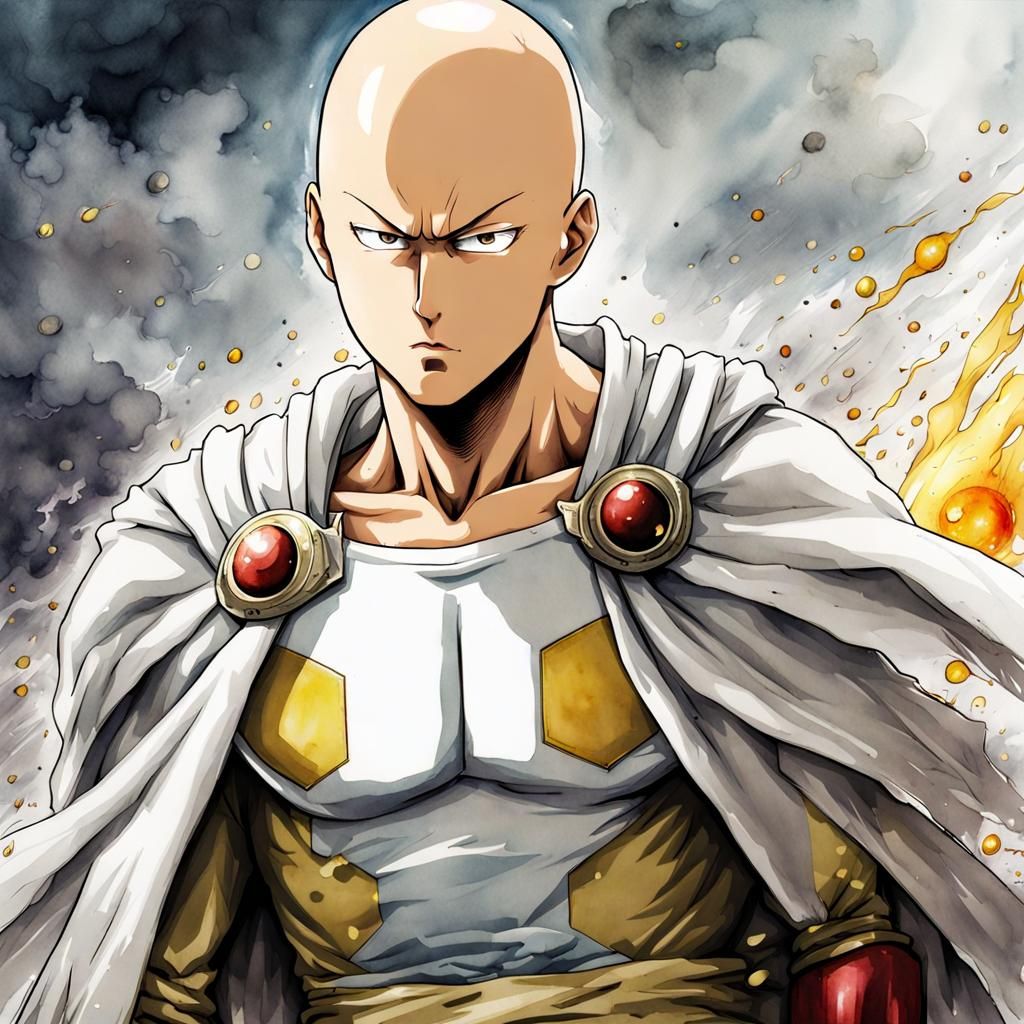 Saitama - AI Generated Artwork - NightCafe Creator