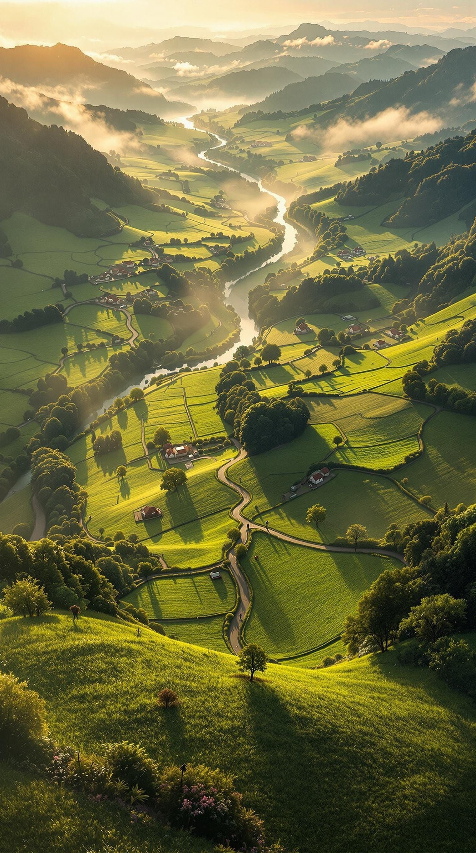 A cinematic bird’s-eye view   by @Mertrivers 