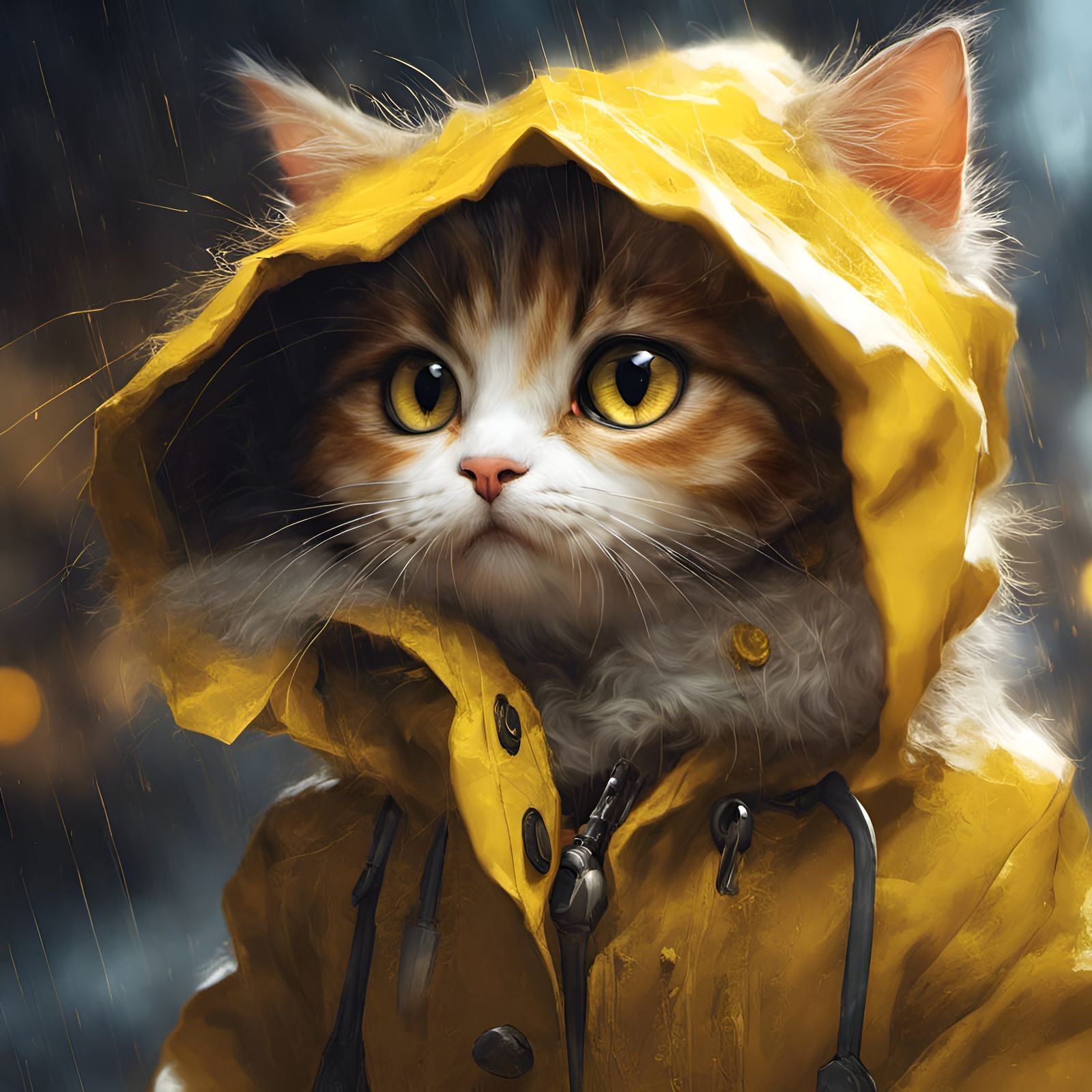 it's raining somewhere 🐱