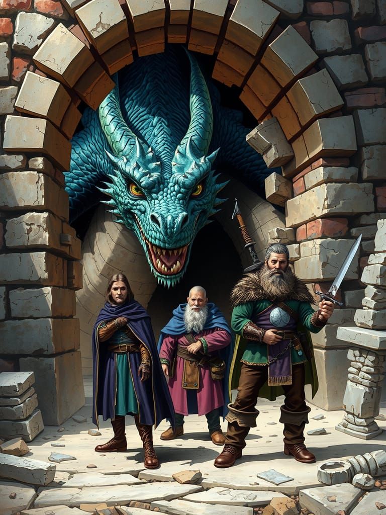 D&D - Blue/Green Dragon