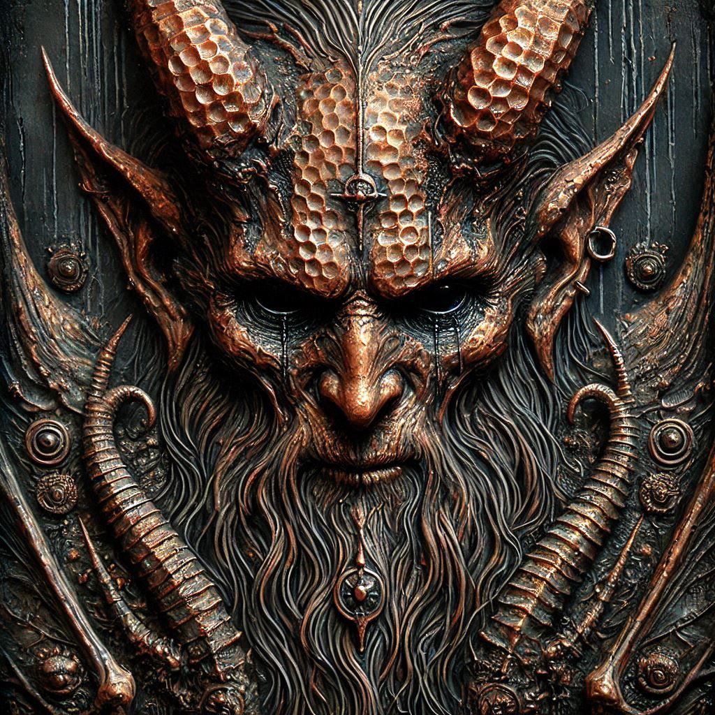 My Dark Fantasy series Copper artwork Demonhead