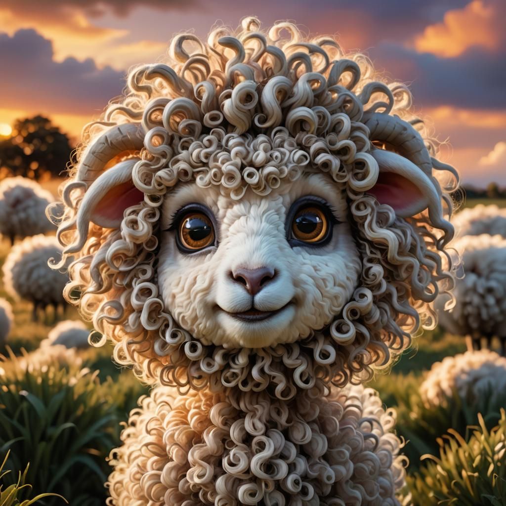 Curly the ram.  by @Tiffany Jane -TJD-