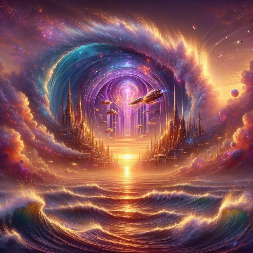 Ocean Portal to the Future  by @MasterRed