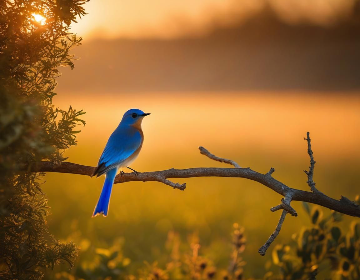 sialia bird  by @eva