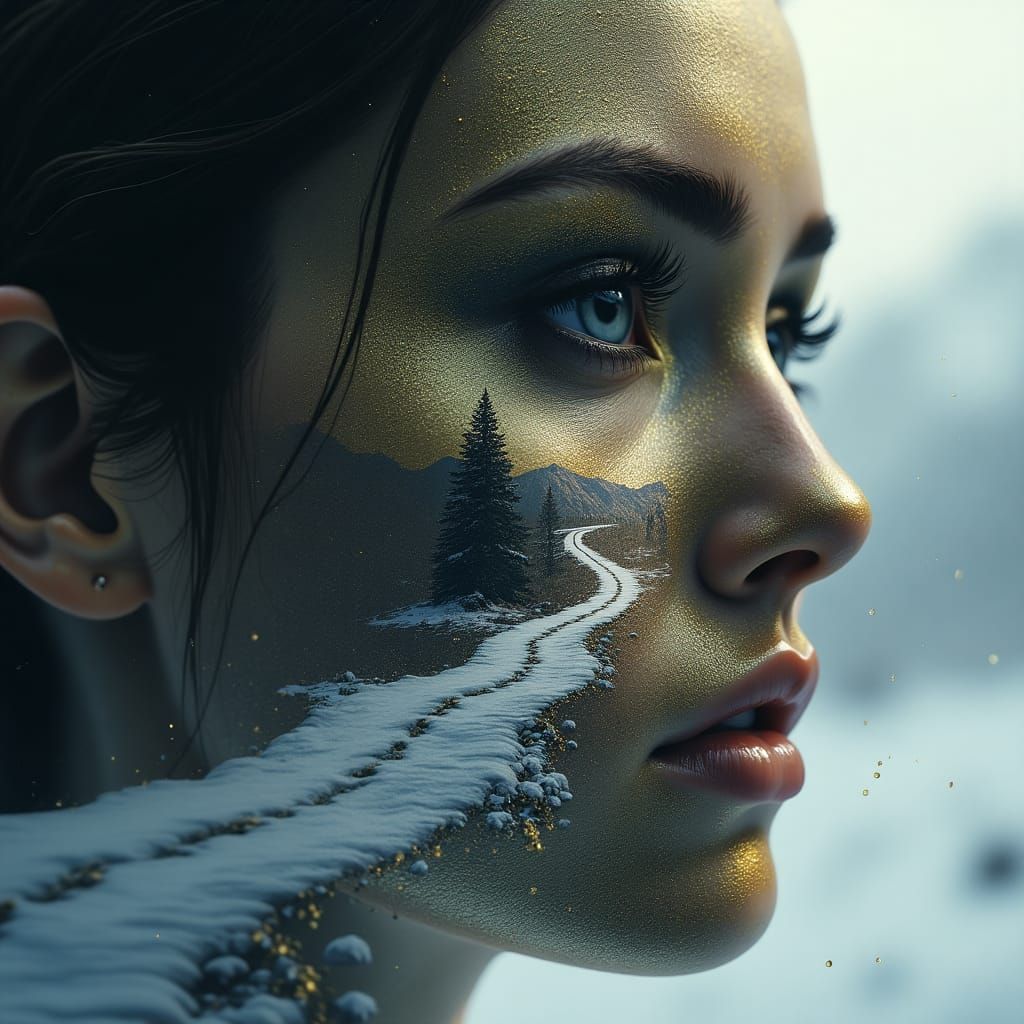 The Path of Life is not Always straight. It's the bends and difficult times that Create Character - Lost in Thought