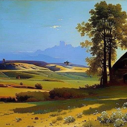 Abandoned barn nearby Armenian cemetery 
By Vasily Polenov, ...