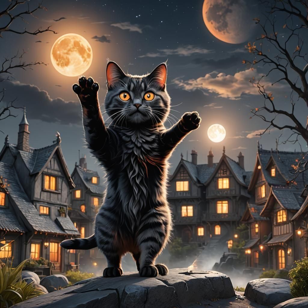A cute black ,gray and orange mixed cat