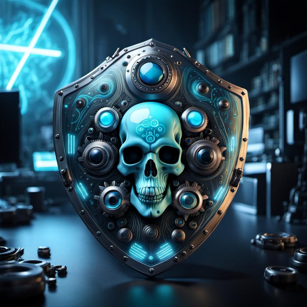 futuristic shield
