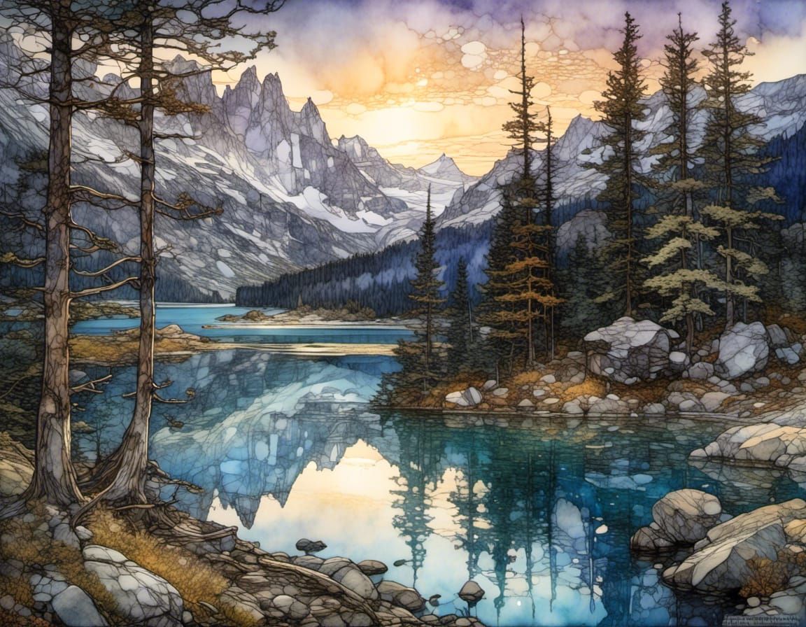 Alpine lake