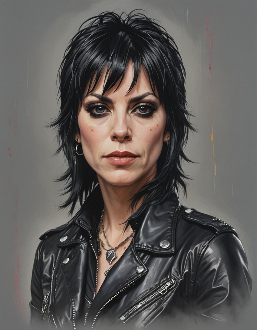 Joan Jett - AI Generated Artwork - NightCafe Creator