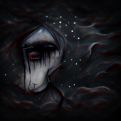 Deep hopeless darkness