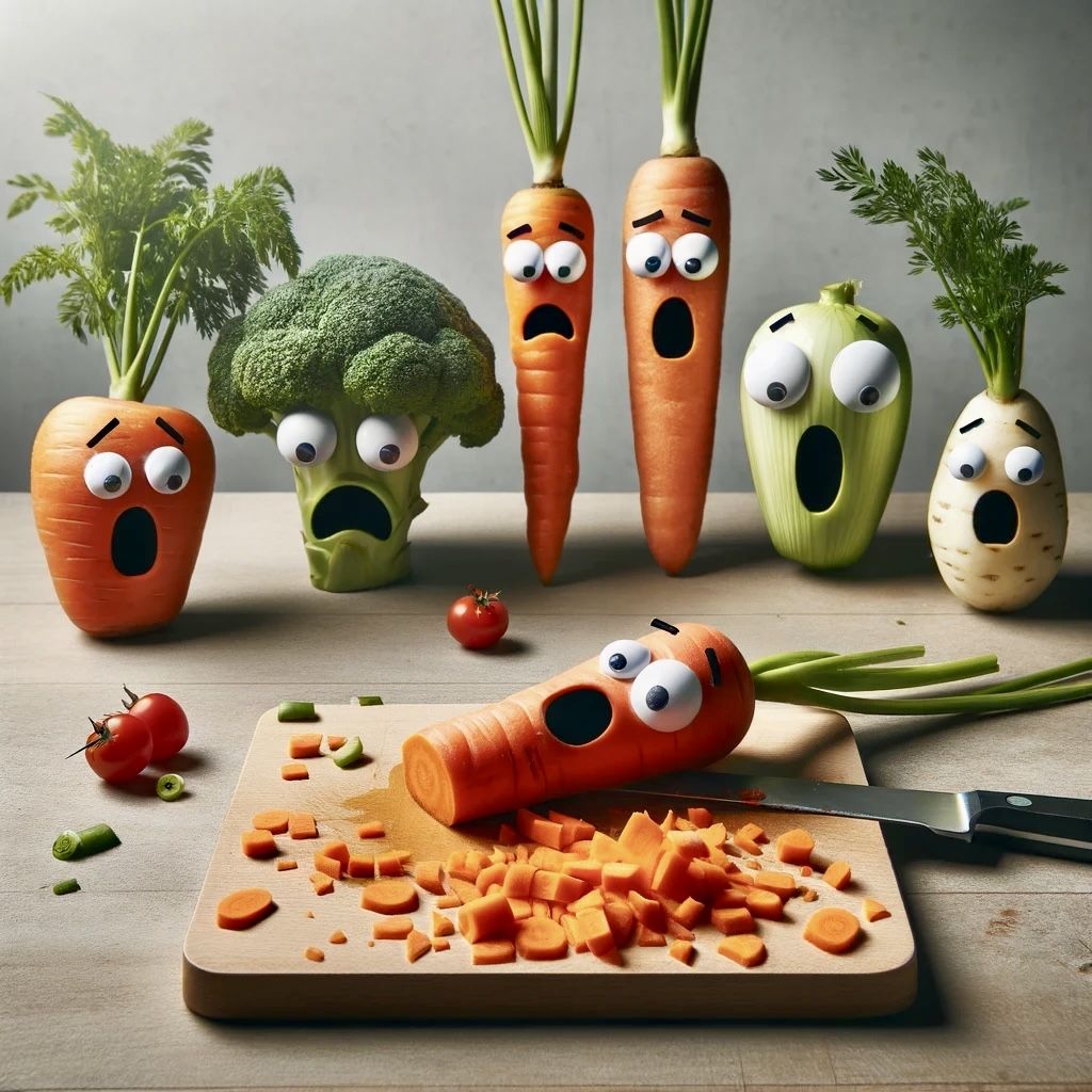 Scene from a Veggie Horror Film